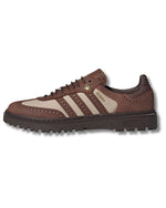 Brown Gold Samba Sneakers