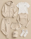 Color-Block Tracksuit Set