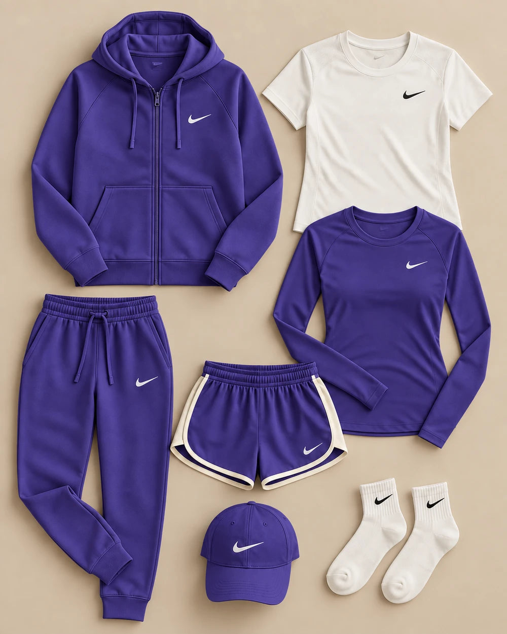 Color-Block Tracksuit Set