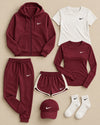 Color-Block Tracksuit Set