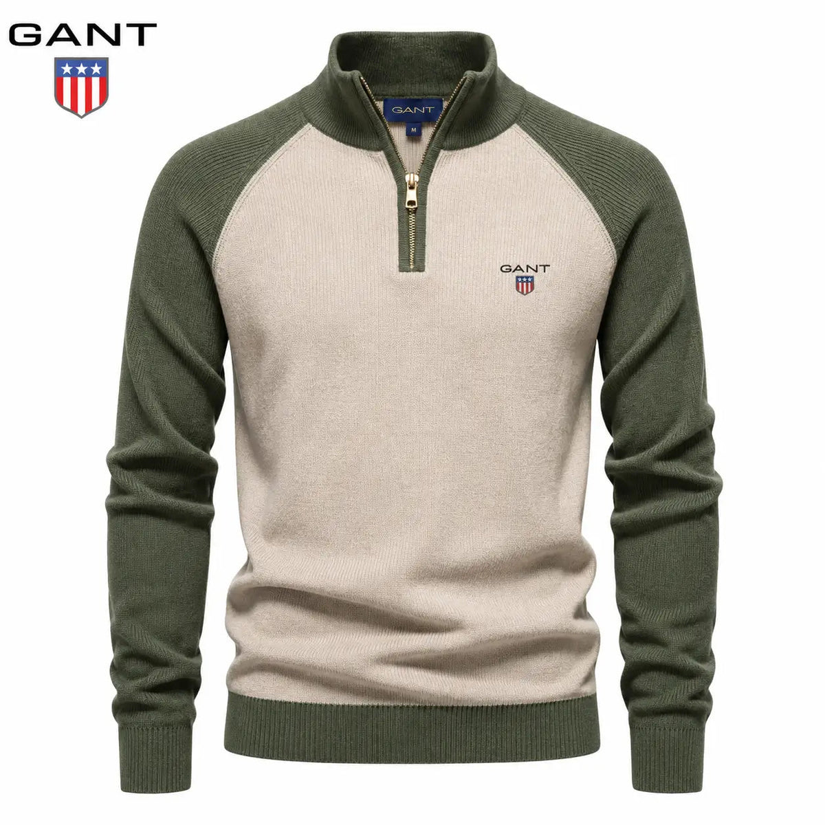 GT Classic Cable Half-Zip Sweater