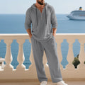 💥Men's Hooded Casual Loose Top & Pants 2-Piece Set